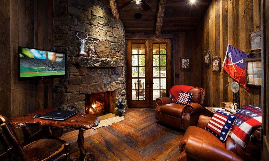 Small Rustic Home Offices: Making a Splash in Fall and Winter!