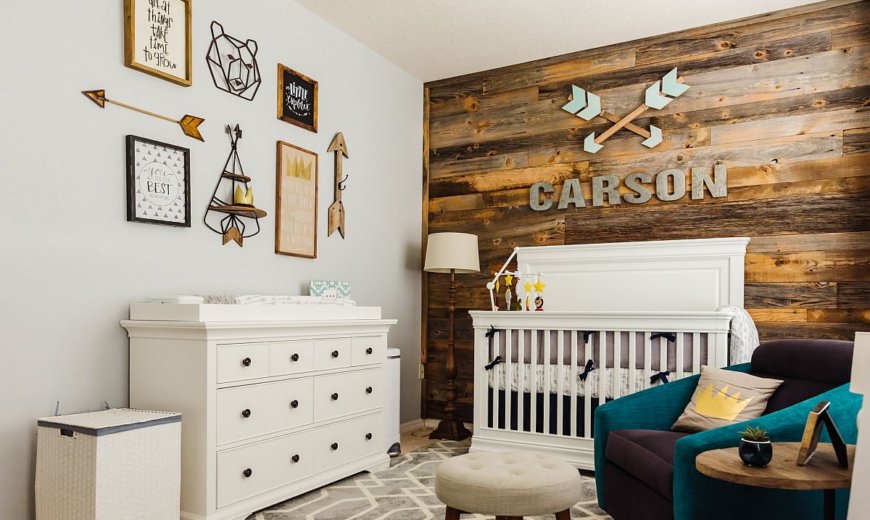 Cozy Farmhouse Style Nurseries in White and Wood: Best Ideas and Inspirations