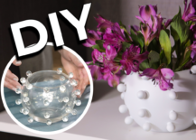 Decoist DIY: Marble Upcycle Vase